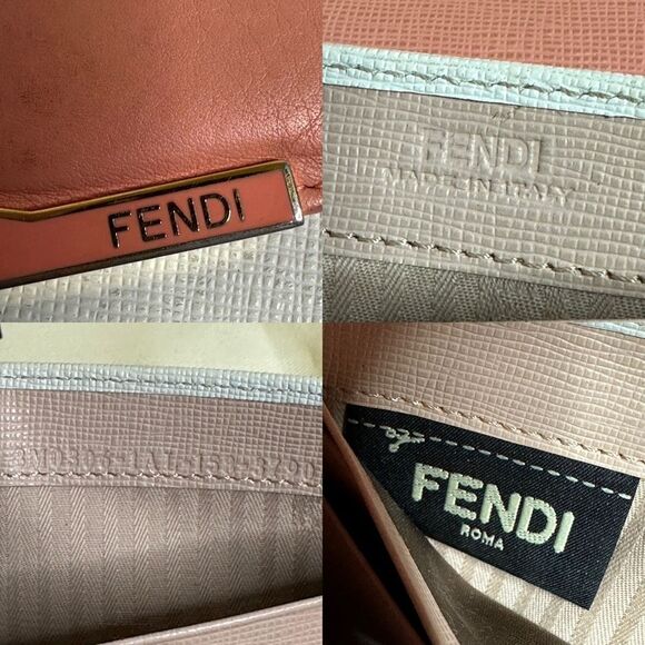 💯Authentic Fendi Long Leather Wallet🍀 - Picture 11 of 17